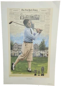 Bobby Jones: The Grand Slam Third Leg – Signed & Numbered Limited Edition Print