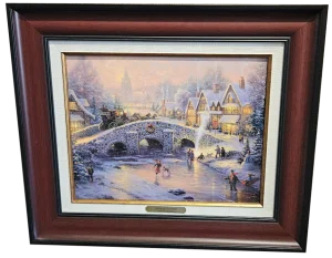 Thomas Kinkade "Spirit of Christmas" Framed Fine Art Print