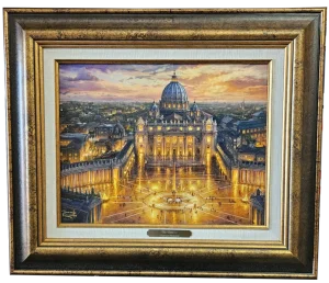Thomas Kinkade Studios "The Vatican" Framed Fine Art Print