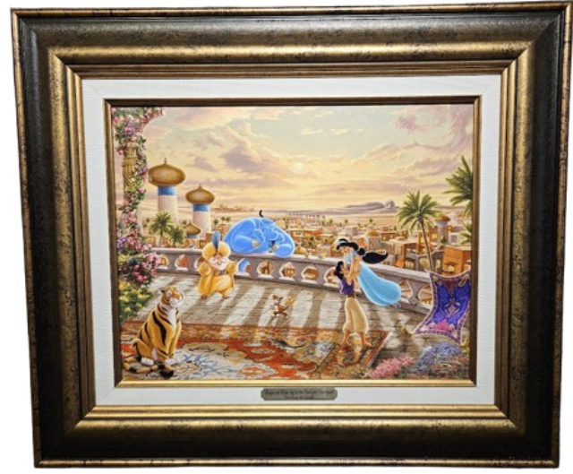 Disney Jasmine Dancing in the Desert Sunset