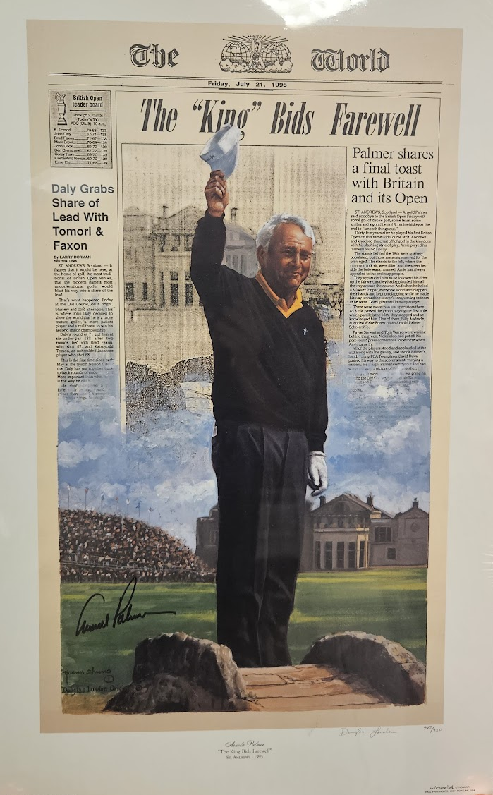 The "King" Bids Farewell