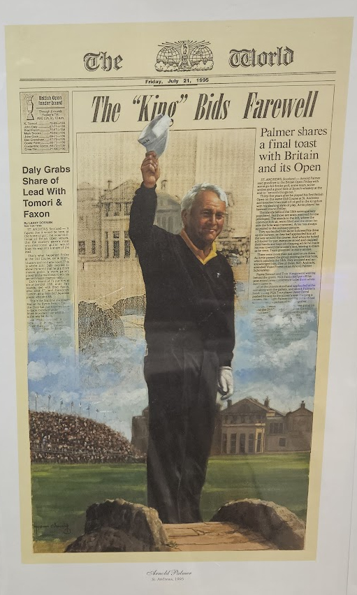 The "King" Bids Farewell
