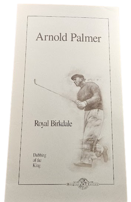 Arnold Palmer: Dubbing of the King – Limited Edition Lithograph & Collector’s Folio