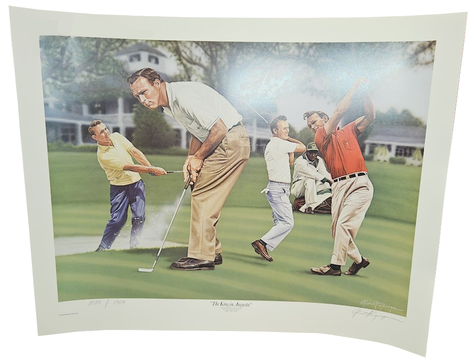 The King in Augusta – Arnold Palmer Signed & Numbered Limited Edition Print