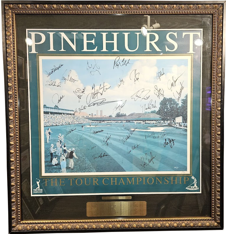 1991 THE TOUR Championship – Hand-Signed Field Lithograph – Pinehurst