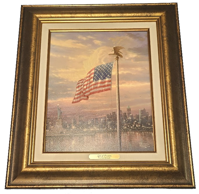 Thomas Kinkade "The Light of Freedom" Framed Fine Art Print